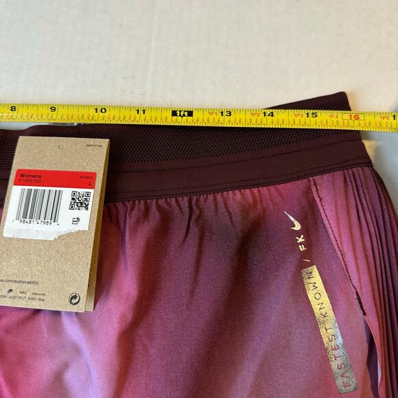 NEW Nike Womens AeroSwift Shorts Sz Large - Picture 6 of 9